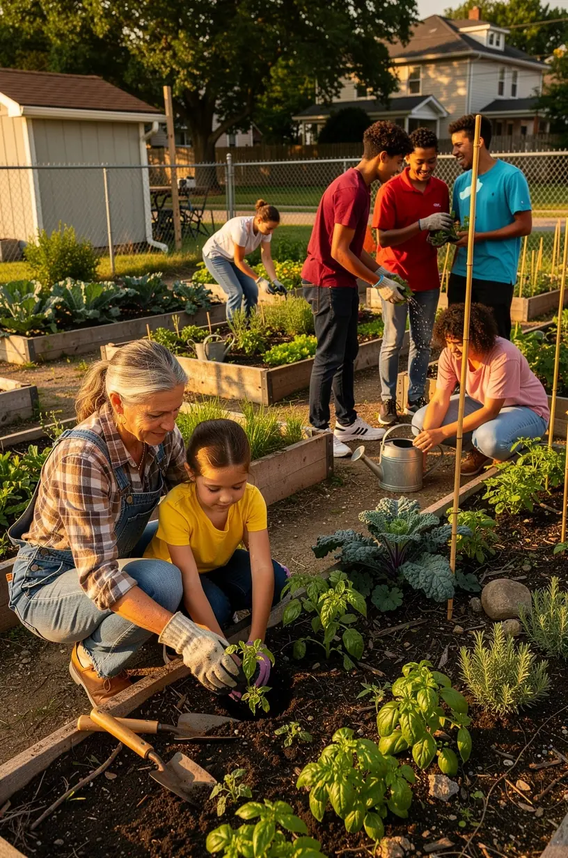 Community members engaging in mental health initiatives.