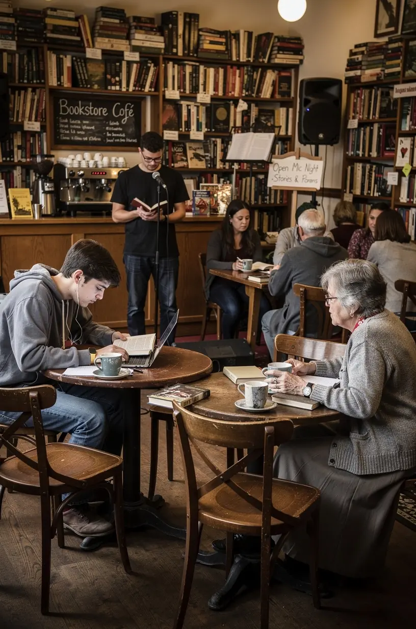 Families engaging in remote learning at home.
