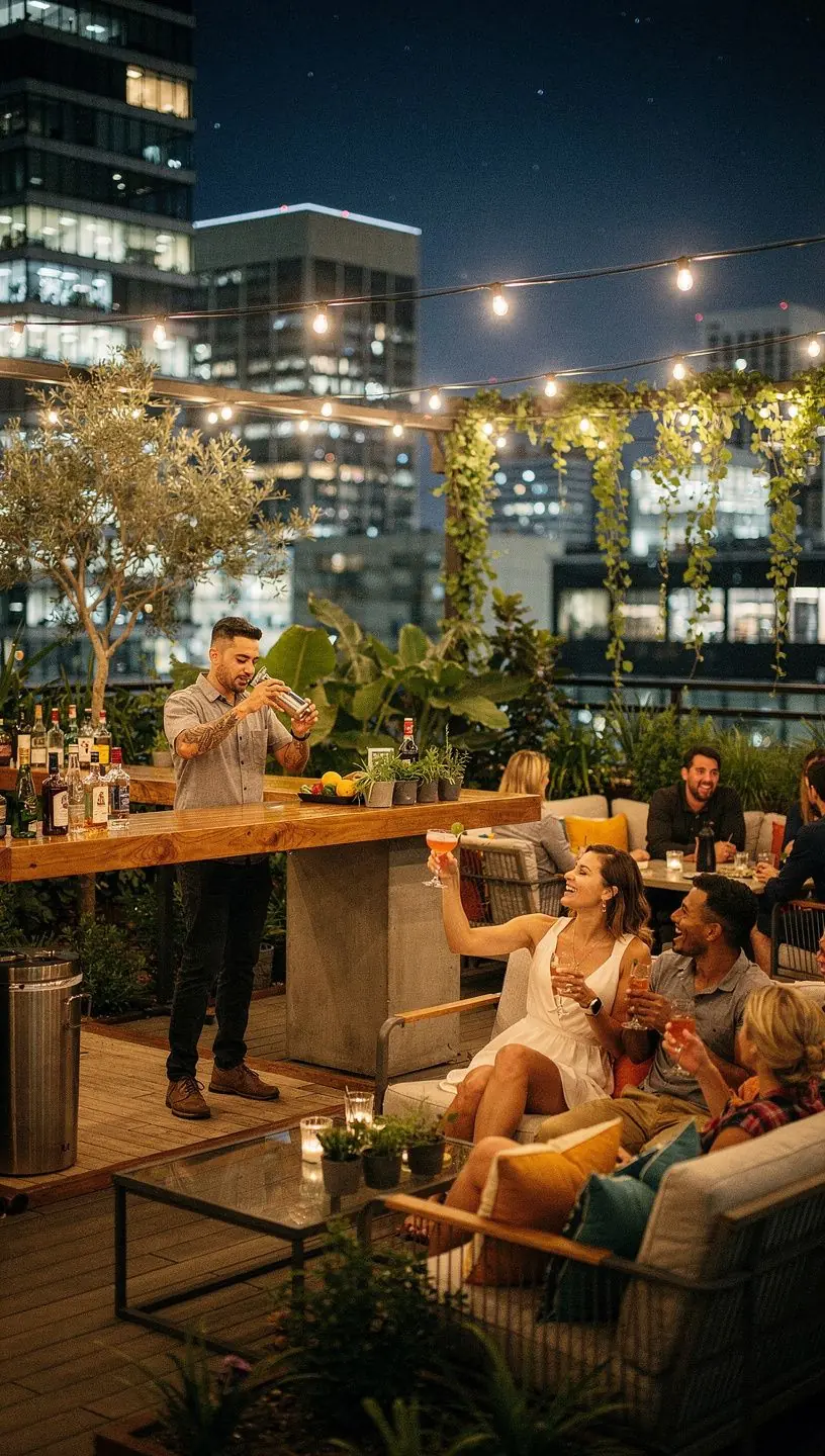 Creative workspace atmosphere